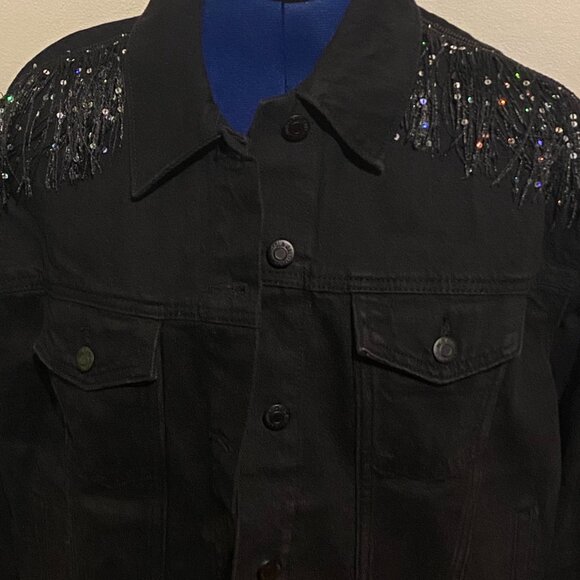 Ladies' denim jacket - Picture 2 of 3